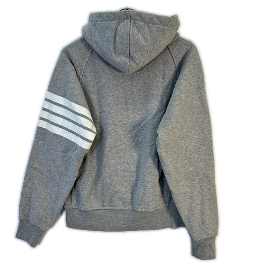 THOM BROWNE 4-BAR Zip Hoodie Gray