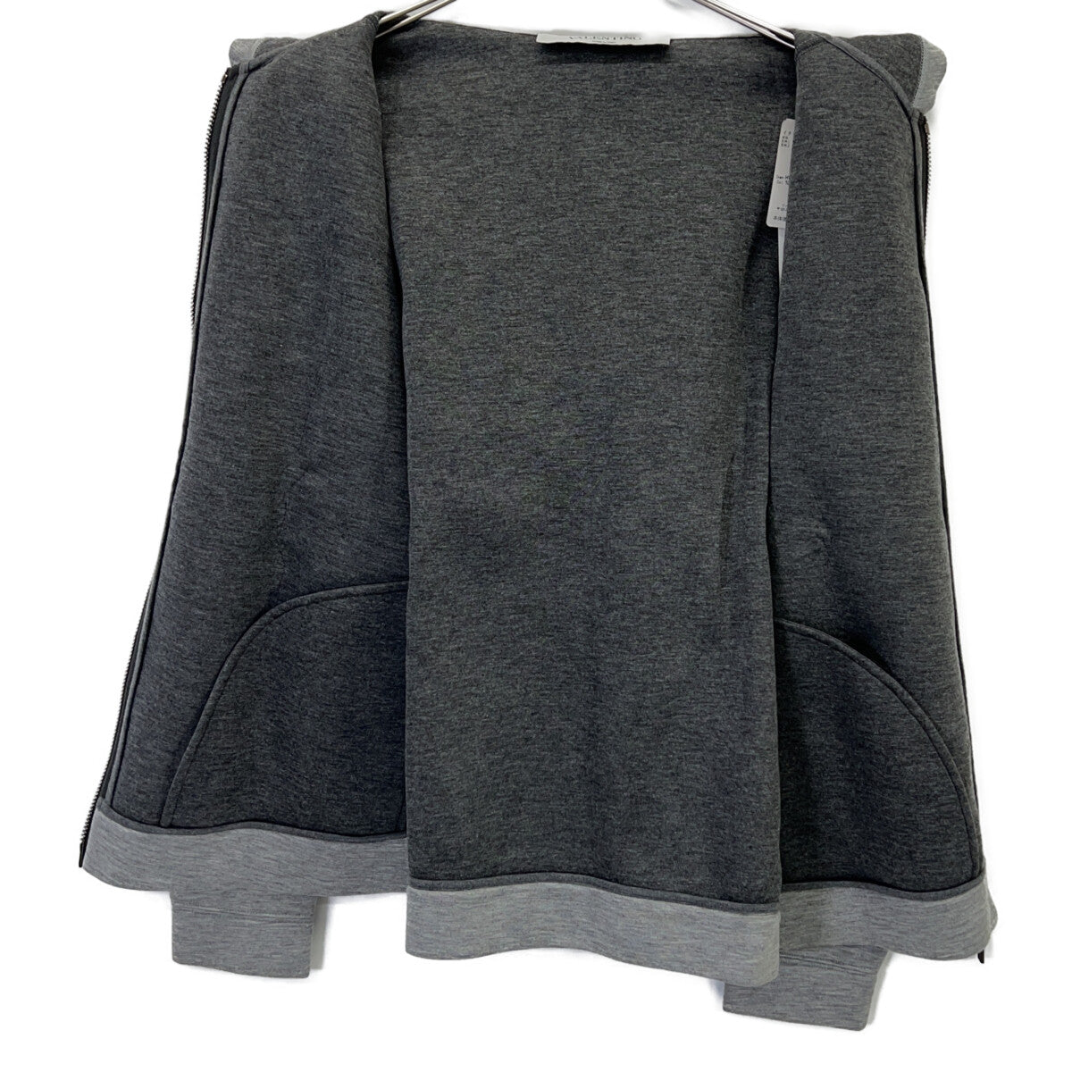 VALENTINO Camo Zip Hoodie Gray