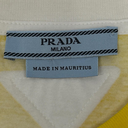 PRADA Multi-Color Cotton Striped T-Shirt Size L