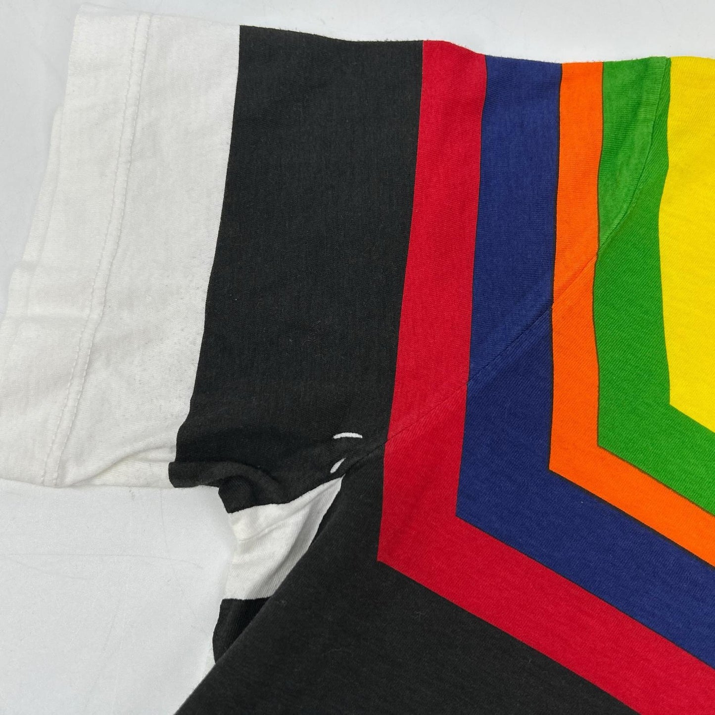 PRADA Multi-Color Cotton Striped T-Shirt Size L