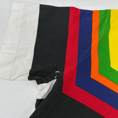 PRADA Multi-Color Cotton Striped T-Shirt Size L