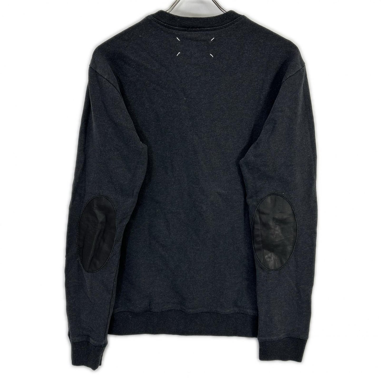 Maison Margiela 15SS Elbow Leather Patch Sweatshirt Size 44