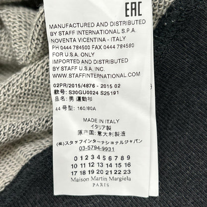 Maison Margiela 15SS Elbow Leather Patch Sweatshirt Size 44