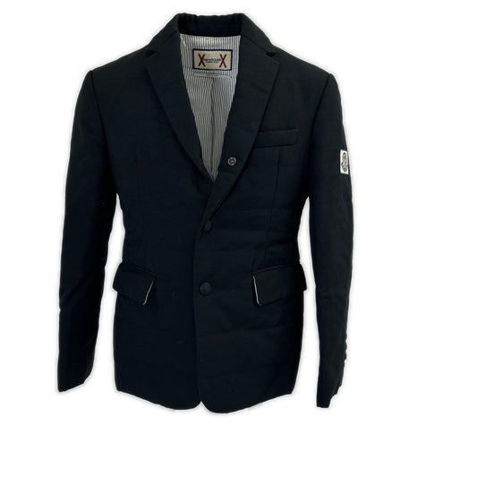 MONCLER GAMME BLUE Cotton Nylon Down Blazer Navy Size O