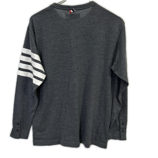 THOM BROWNE Gray 4BAR Wool Sweater