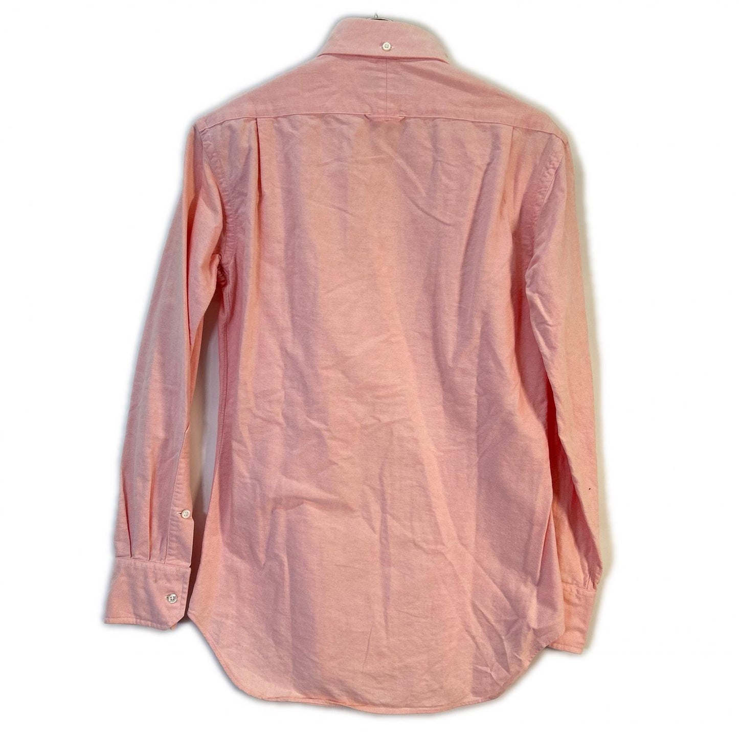 THOM BROWNE Pink Tricolor Cotton BD Shirt Size 0