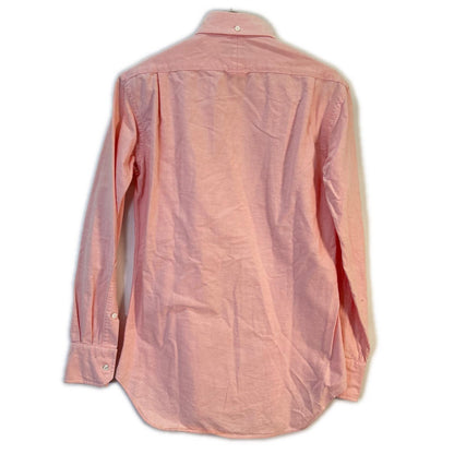 THOM BROWNE Pink Tricolor Cotton BD Shirt Size 0