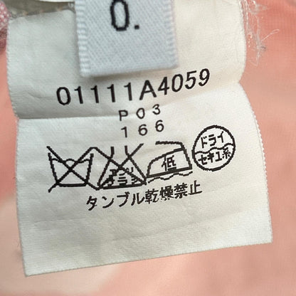 THOM BROWNE Pink Tricolor Cotton BD Shirt Size 0