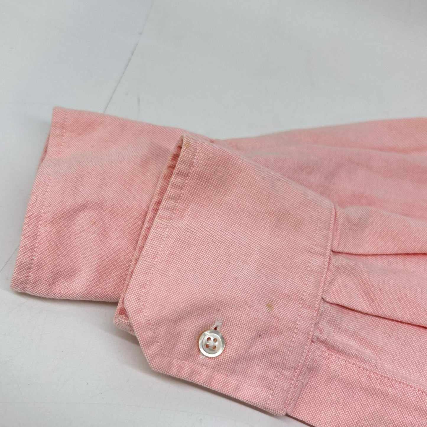 THOM BROWNE Pink Tricolor Cotton BD Shirt Size 0