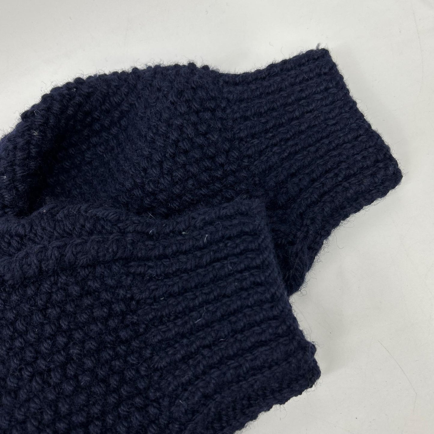 Inverallan 90s Navy Wool 3A Lumber Cardigan