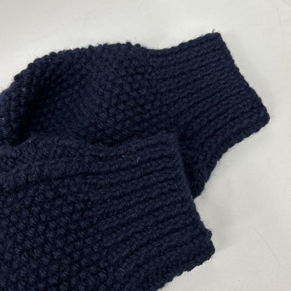 Inverallan 90s Navy Wool 3A Lumber Cardigan