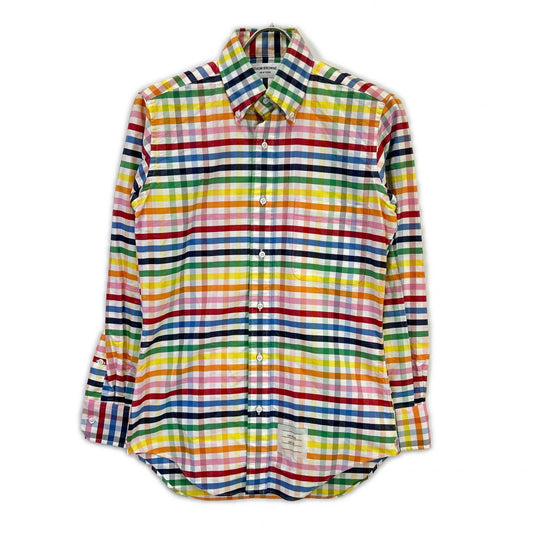 THOM BROWNE Multi-Color Cotton BD Shirt