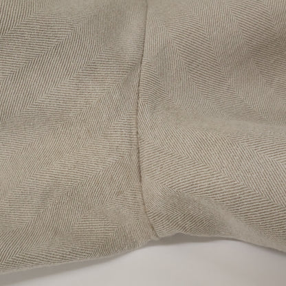 HERMES Cotton Wool Easy Pants Beige Size 46