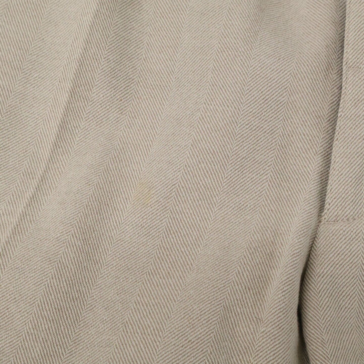 HERMES Cotton Wool Easy Pants Beige Size 46
