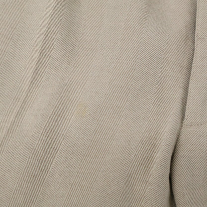 HERMES Cotton Wool Easy Pants Beige Size 46