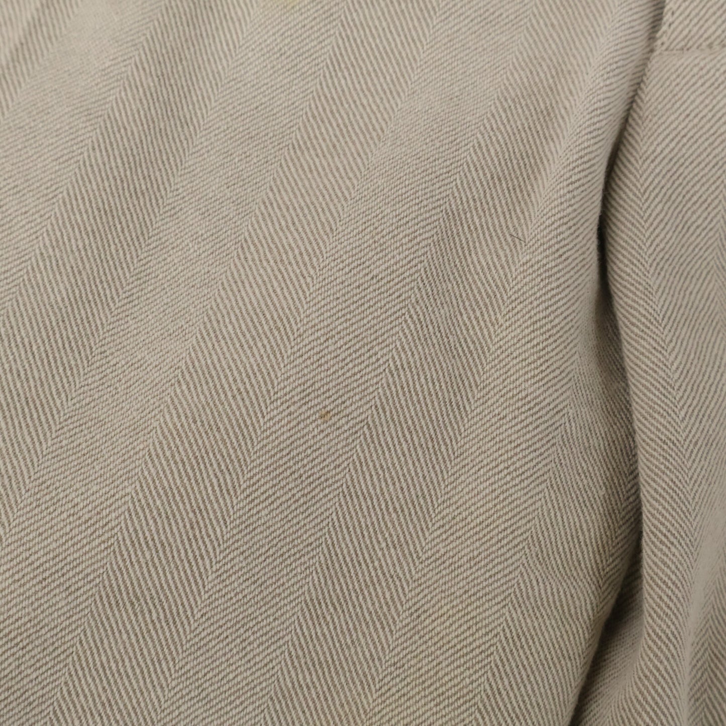 HERMES Cotton Wool Easy Pants Beige Size 46