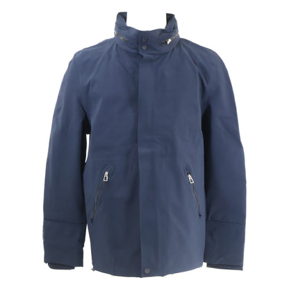 HERMES Navy Nylon Zip-Up Jacket Size L