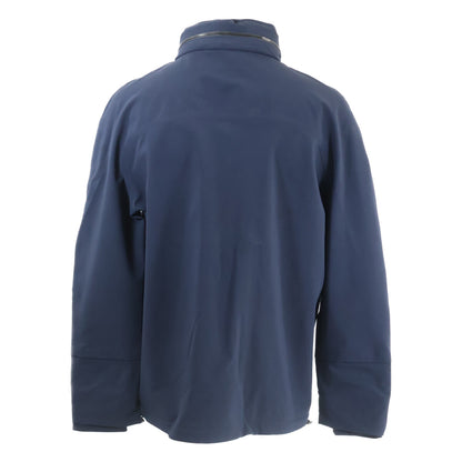 HERMES Navy Nylon Zip-Up Jacket Size L