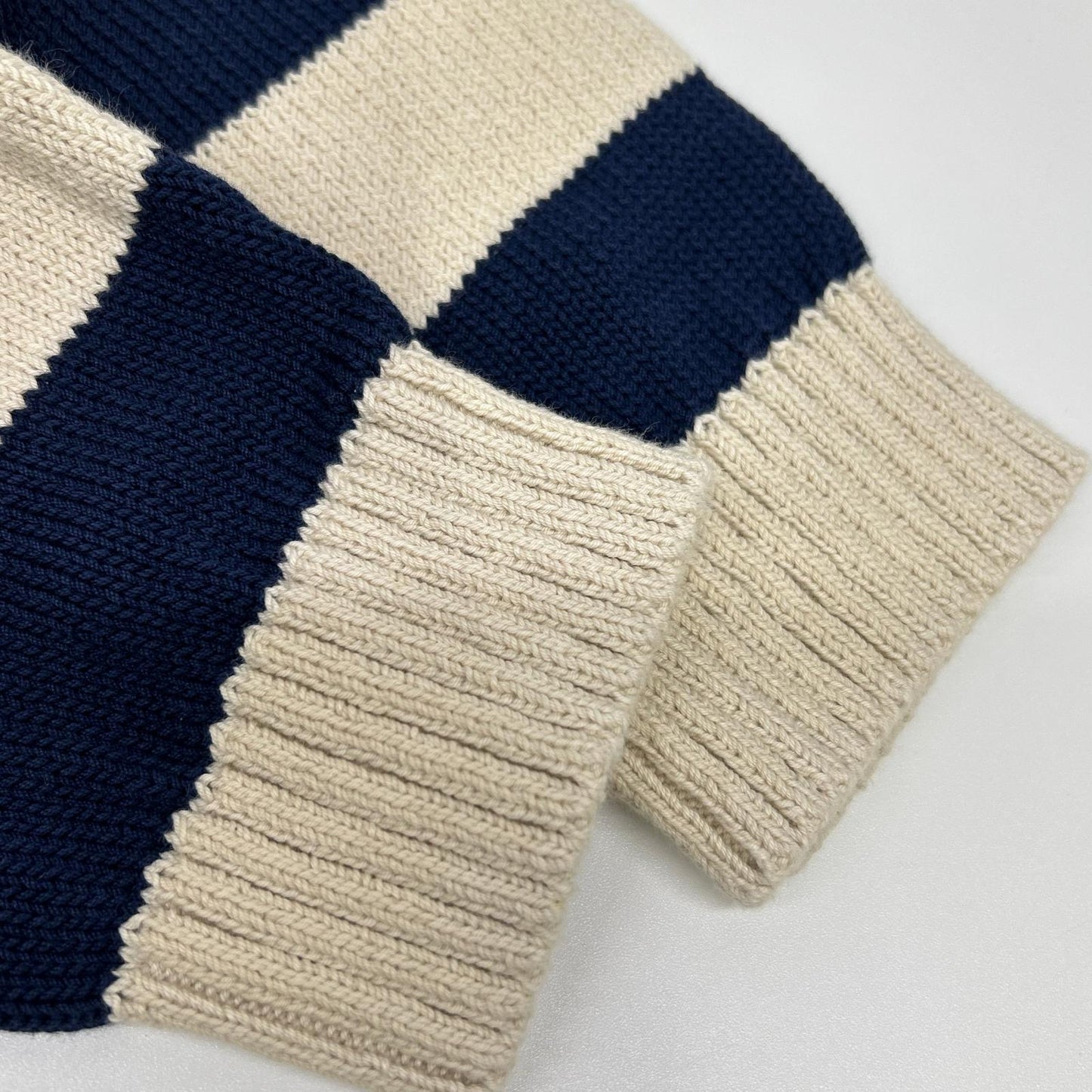 GUCCI Multi Cotton Sailor Knit Sweater Size XL