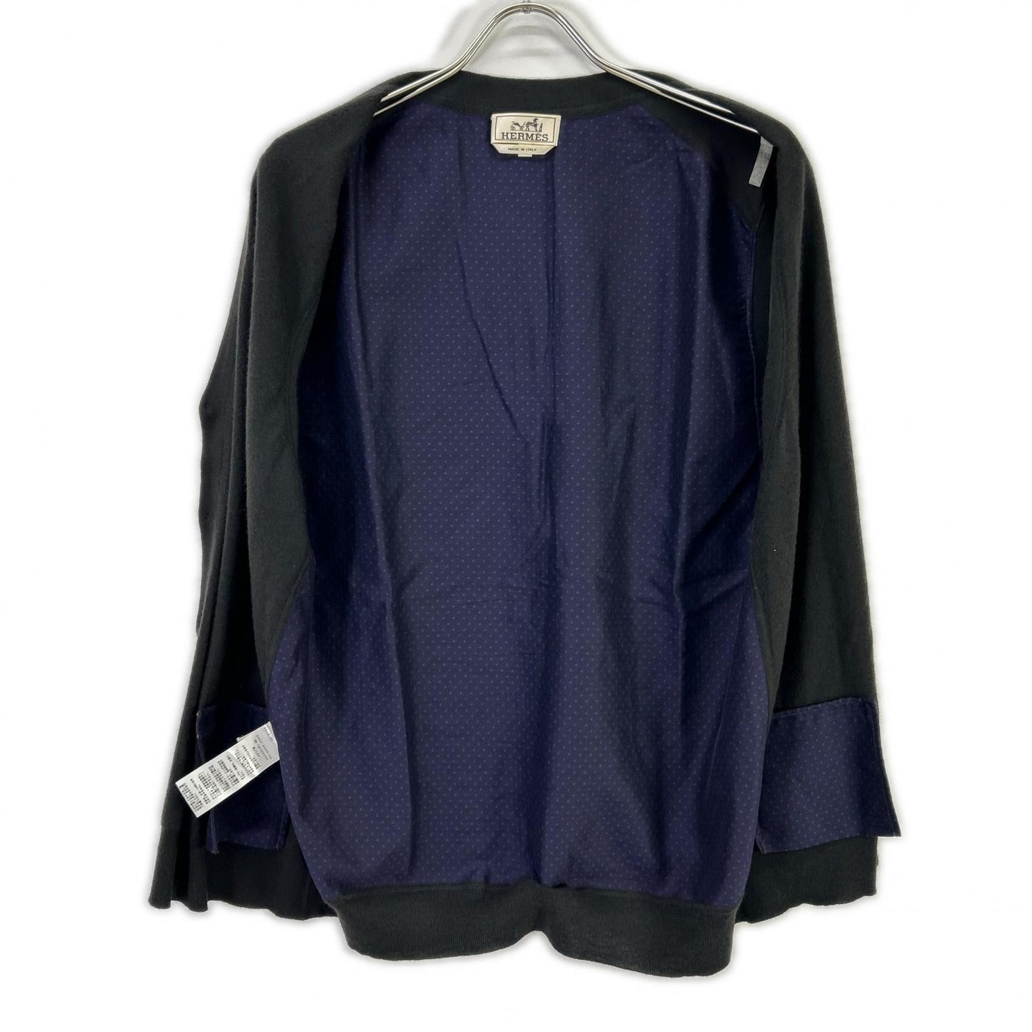 HERMES Dark Gray Cashmere Knit Vest Size XL