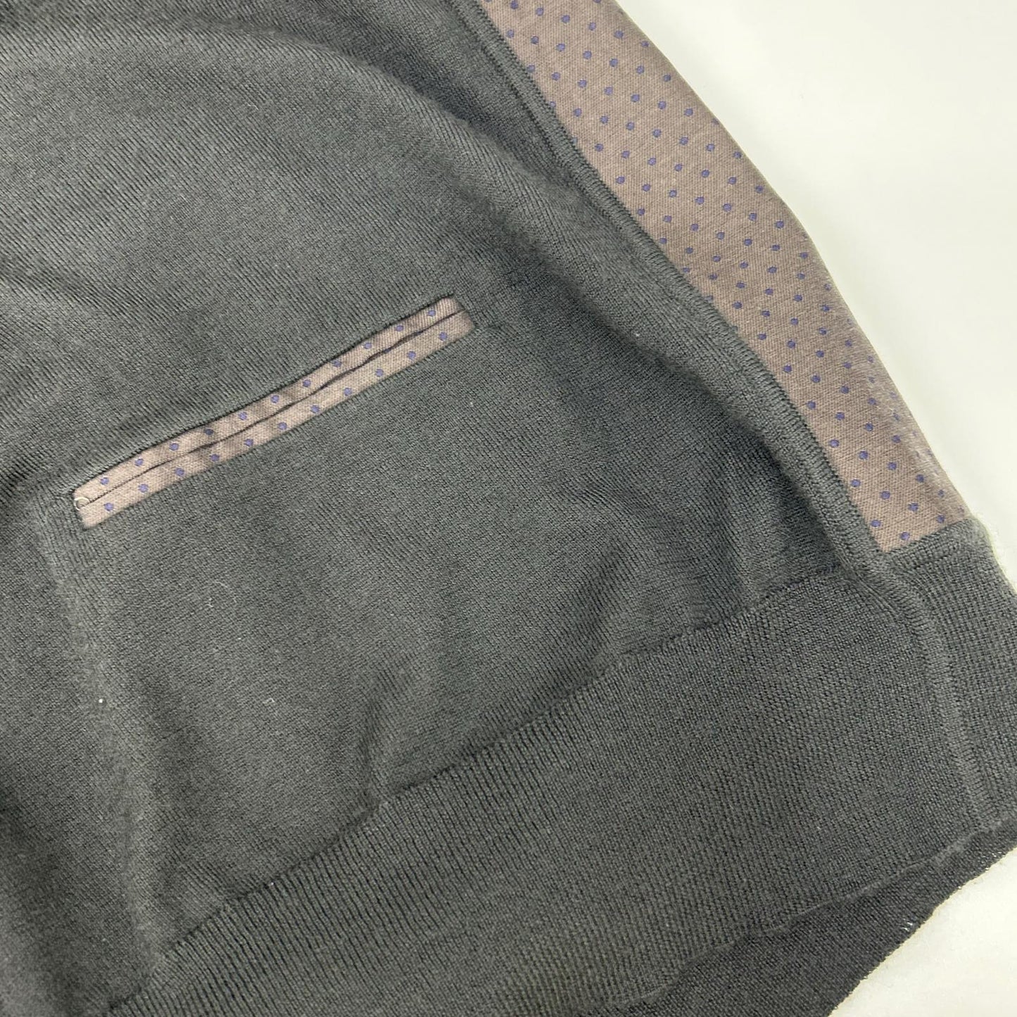 HERMES Dark Gray Cashmere Knit Vest Size XL