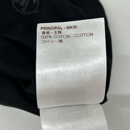 LOUIS VUITTON 16SS Black Cotton T-Shirt Size L