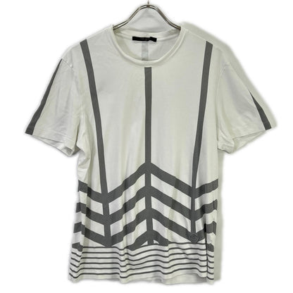 LOUIS VUITTON 16SS White Cotton Crewneck T-Shirt Size L