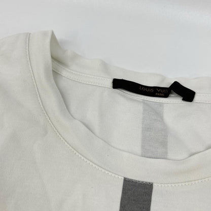 LOUIS VUITTON 16SS White Cotton Crewneck T-Shirt Size L