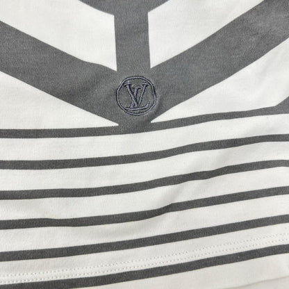 LOUIS VUITTON 16SS White Cotton Crewneck T-Shirt Size L