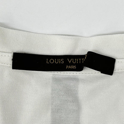 LOUIS VUITTON 16SS White Cotton Crewneck T-Shirt Size L