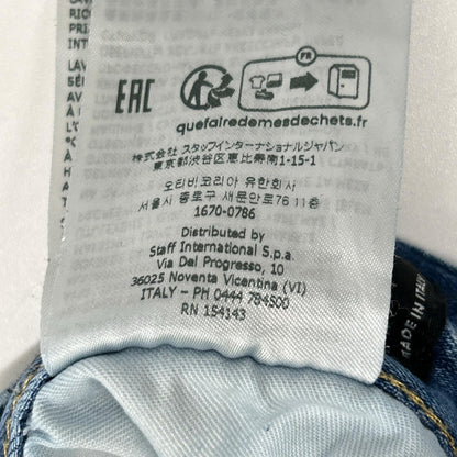 DSQUARED2 S71LB1391 Indigo Paint Skater Jeans Size 50