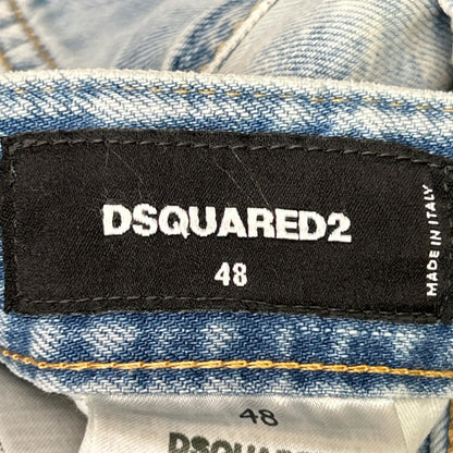 DSQUARED2 S71LB1386 Light Indigo Straight Jeans Size 48
