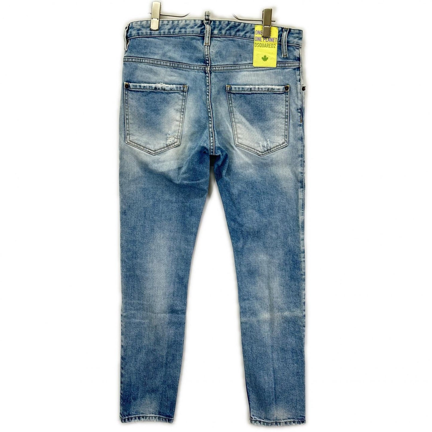 DSQUARED2 S78LB0094 Light Indigo Cotton Skater Jean Size 48