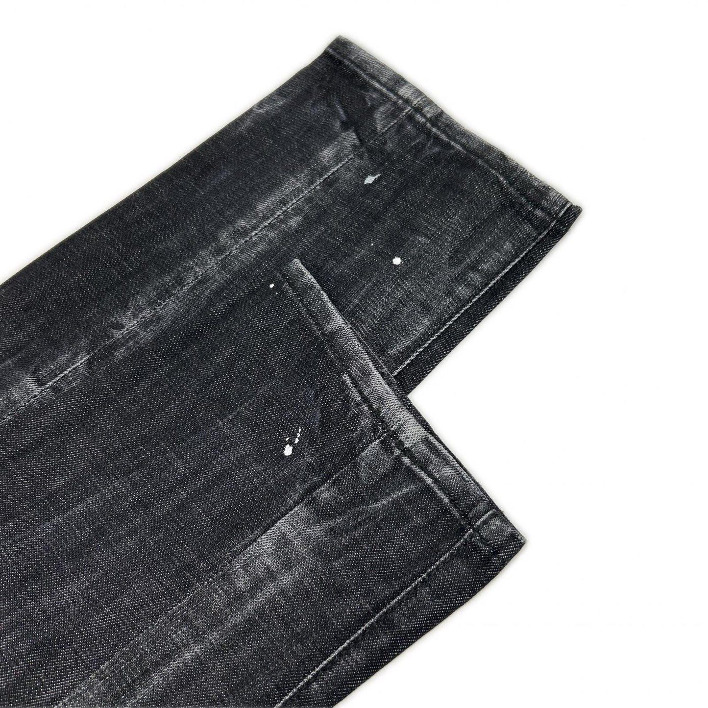 DSQUARED2 S74LB1360 Black Cotton Tidy Biker Jeans Size 48