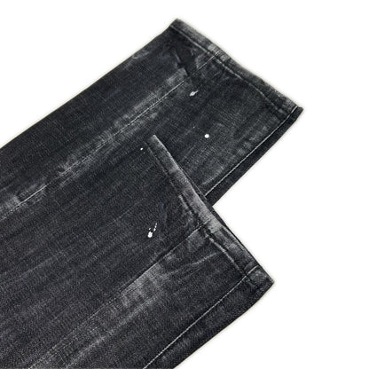 DSQUARED2 S74LB1360 Black Cotton Tidy Biker Jeans Size 48