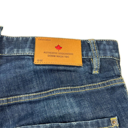 Dsquared2 DSQUARED Skater Jean Indigo Cotton Jeans Size 48