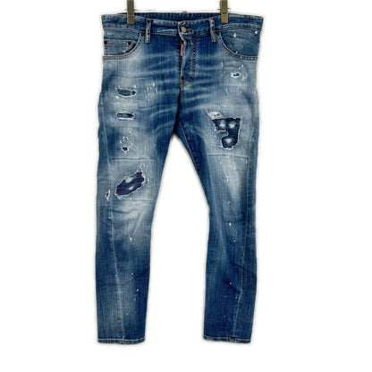 Dsquared2 DSQUARED Sexy Twist Skinny Indigo Jeans Size 48