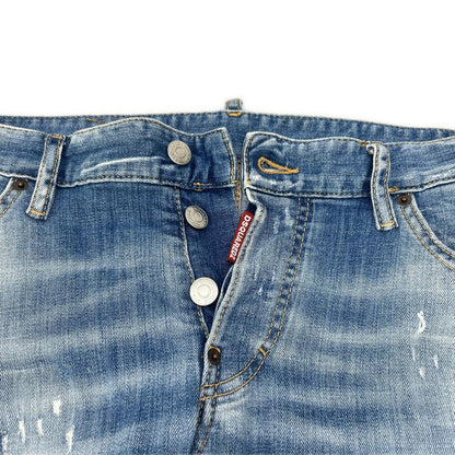 Dsquared2 DSQUARED Sexy Twist Skinny Indigo Jeans Size 48