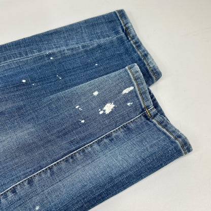 Dsquared2 DSQUARED Sexy Twist Skinny Indigo Jeans Size 48