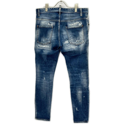 Dsquared2 DSQUARED Super Twinky Distressed Indigo Size 50