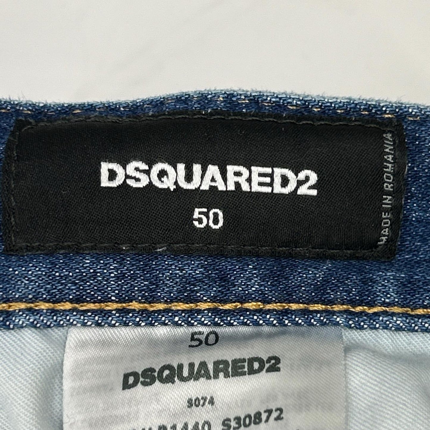 Dsquared2 DSQUARED Super Twinky Distressed Indigo Size 50