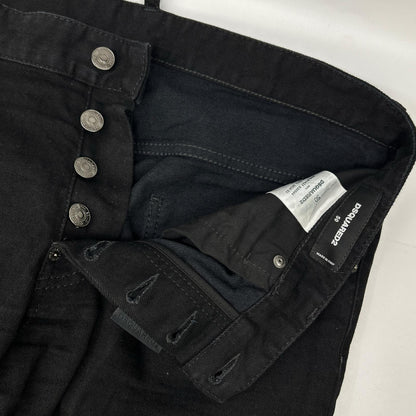 Dsquared2 DSQUARED Skater Jean Stretch Black Jeans Size 50