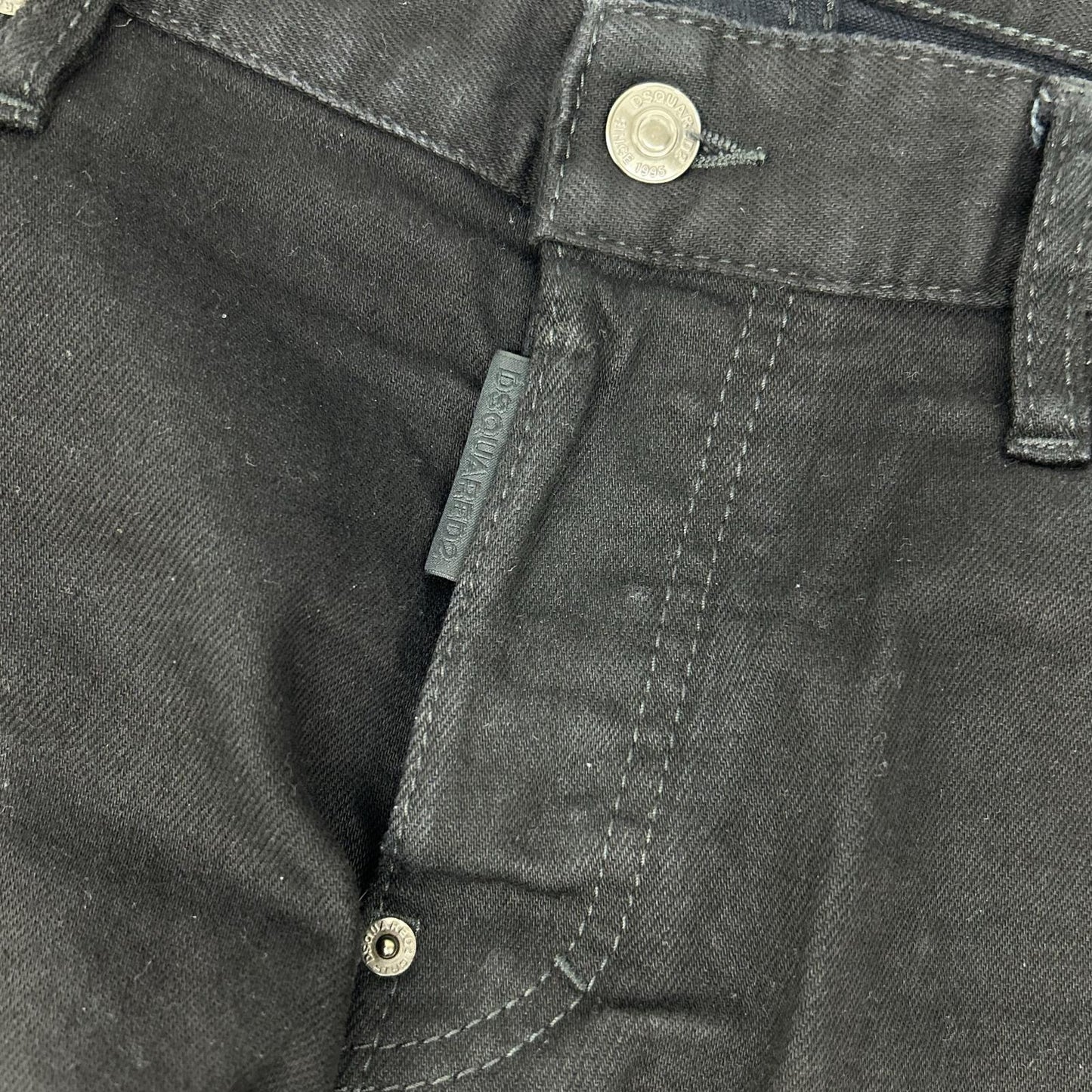 Dsquared2 DSQUARED Skater Jean Stretch Black Jeans Size 50