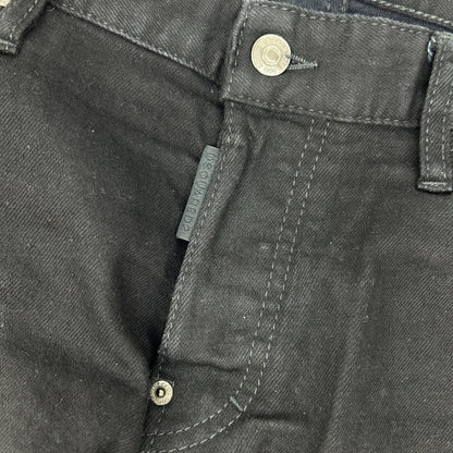 Dsquared2 DSQUARED Skater Jean Stretch Black Jeans Size 50