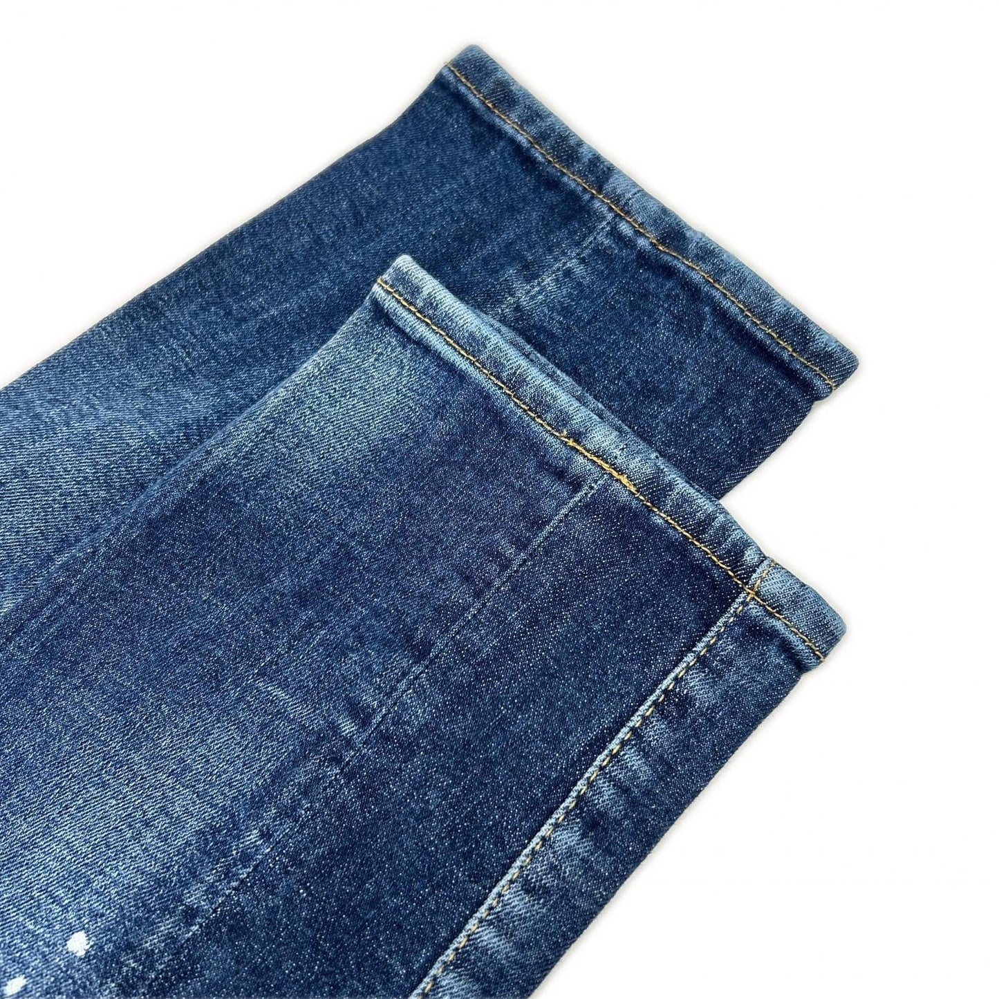 Dsquared2 DSQUARED Tidy Biker Painted Indigo Jeans Size 50