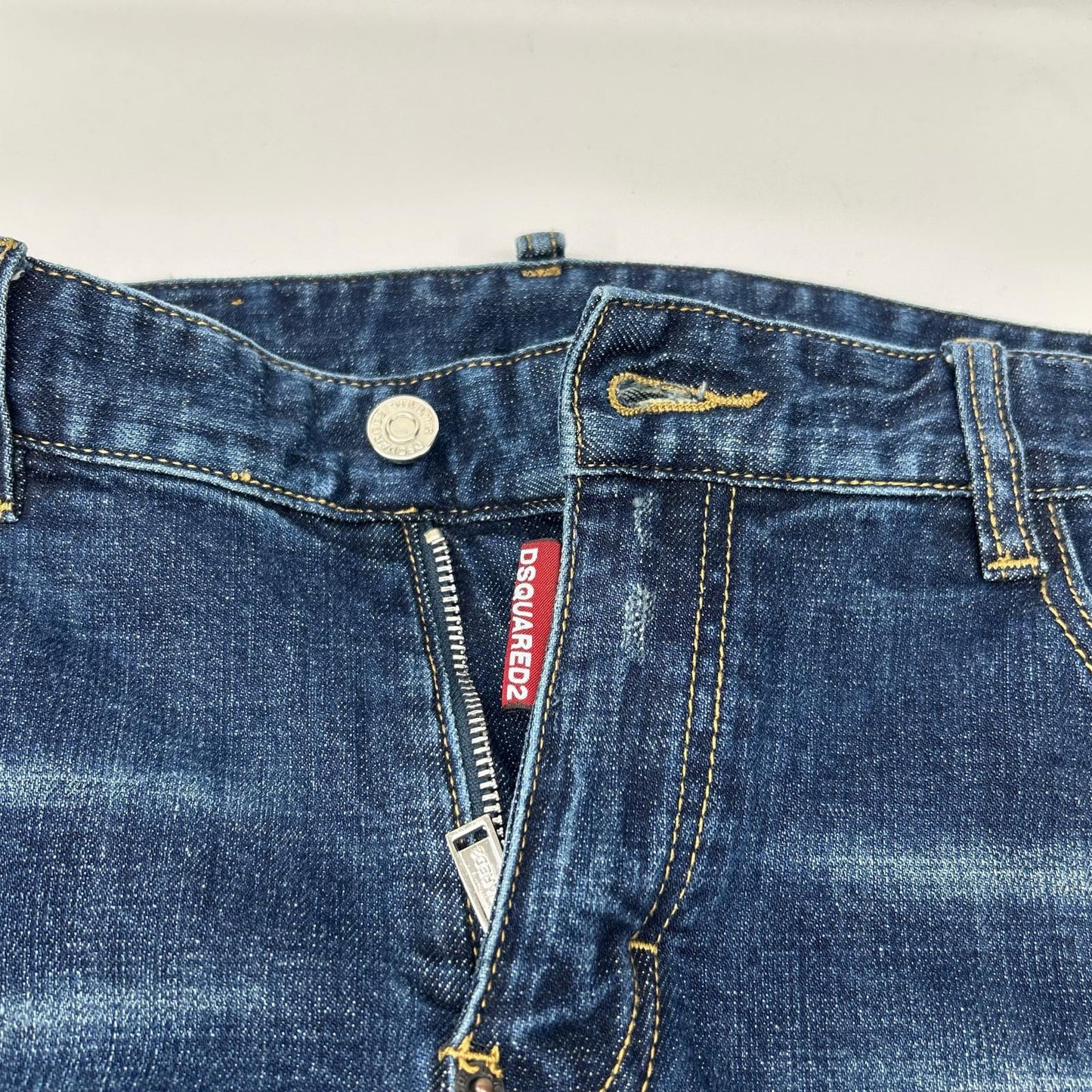 Dsquared2 DSQUARED Slim Jean D2 Print Indigo Jeans Size 32
