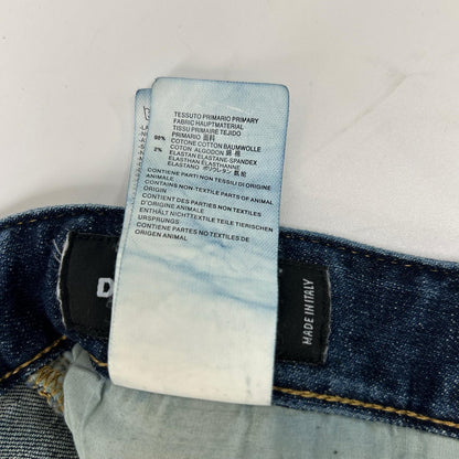Dsquared2 DSQUARED Slim Jean D2 Print Indigo Jeans Size 32