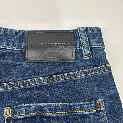 Dsquared2 DSQUARED Slim Jean D2 Print Indigo Jeans Size 32