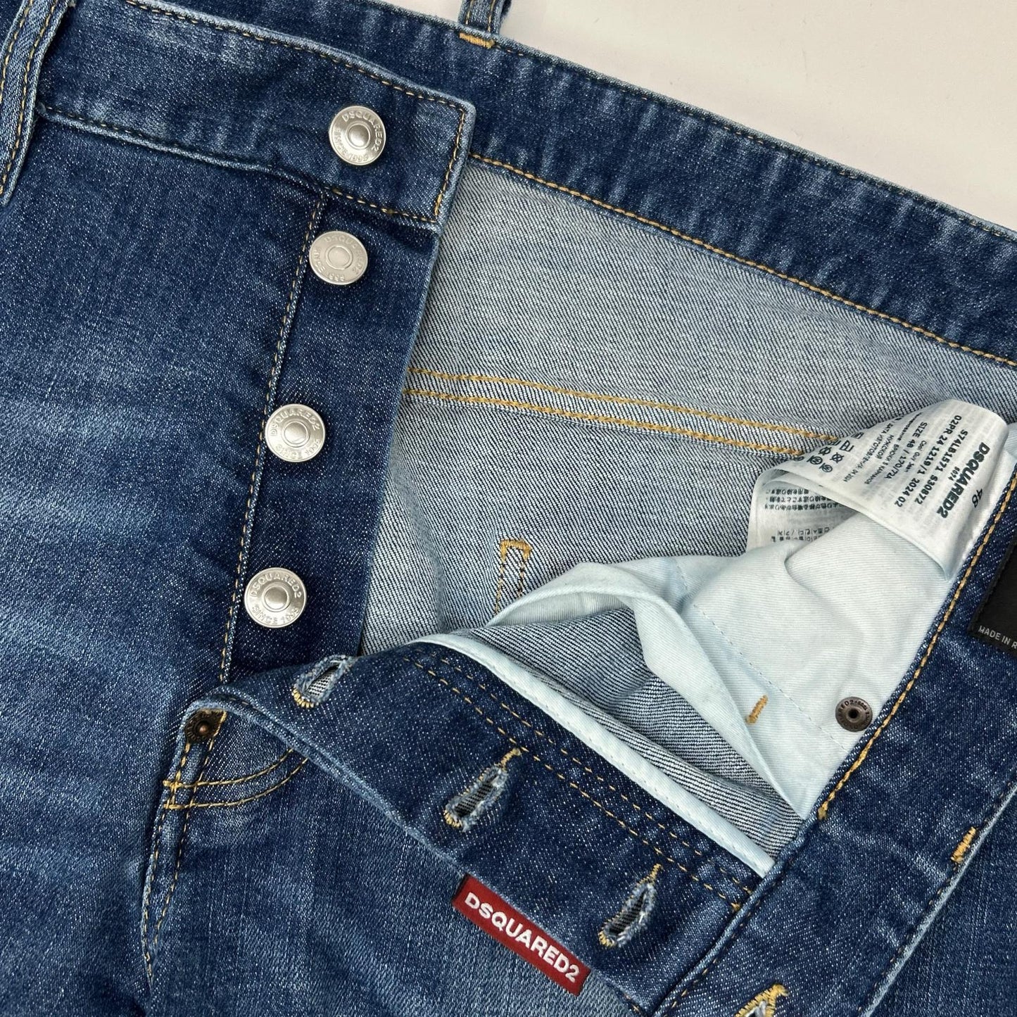 Dsquared2 DSQUARED Cool Guy Washed Indigo Jeans Size 48