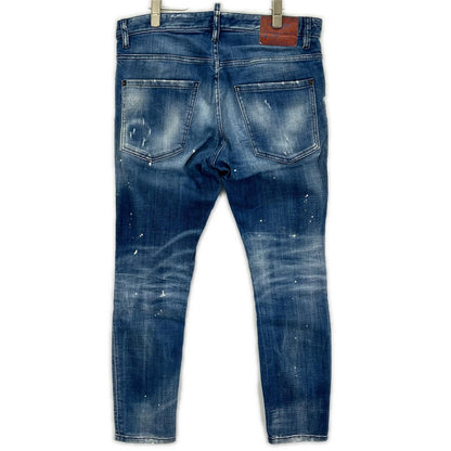 Dsquared2 DSQUARED Skater Jean Distressed Painted Size 48
